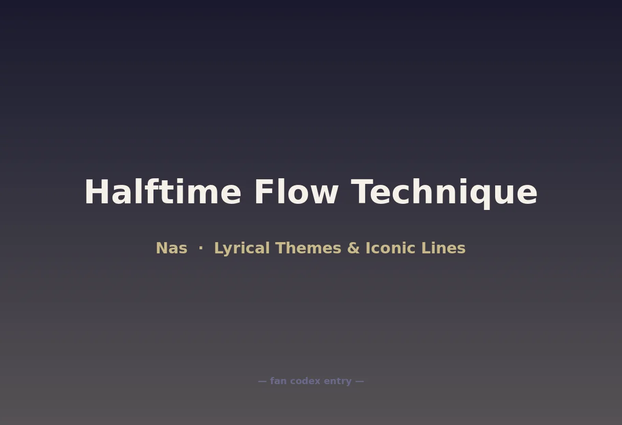 Halftime Flow Technique