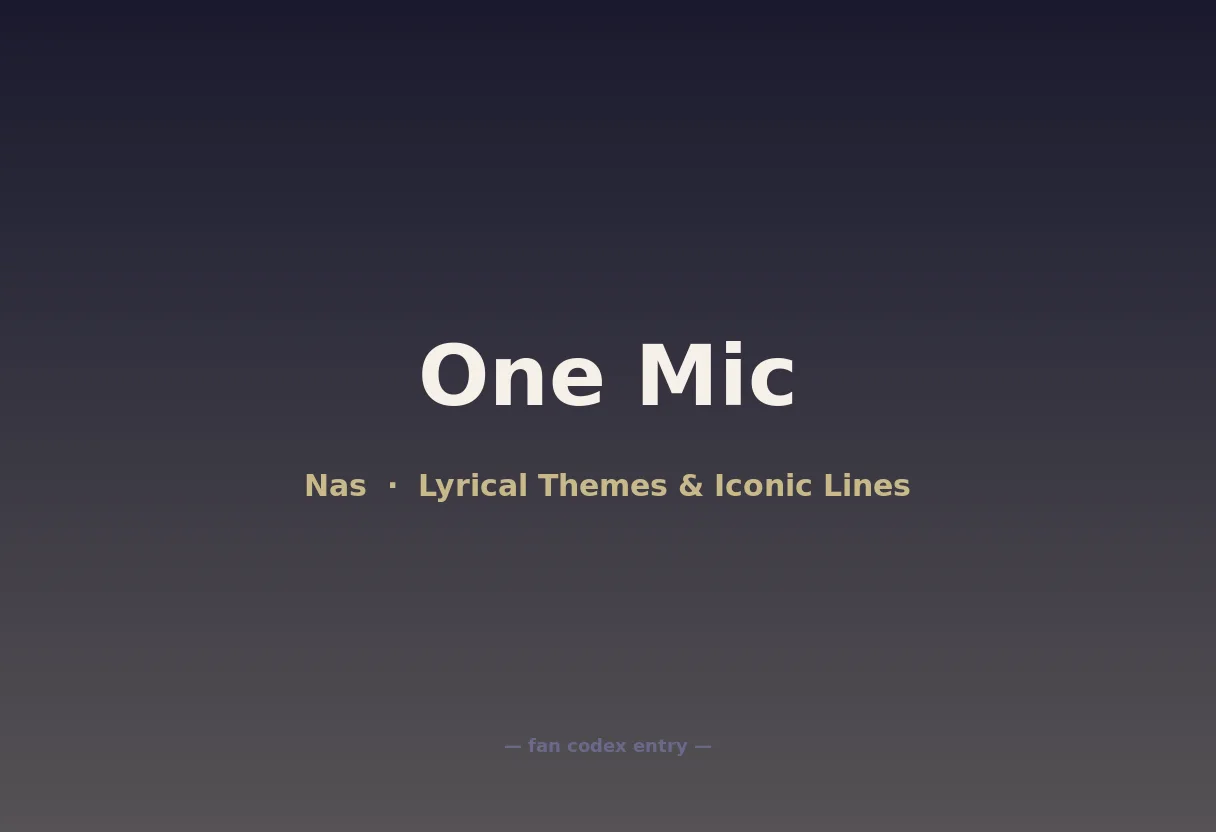 One Mic